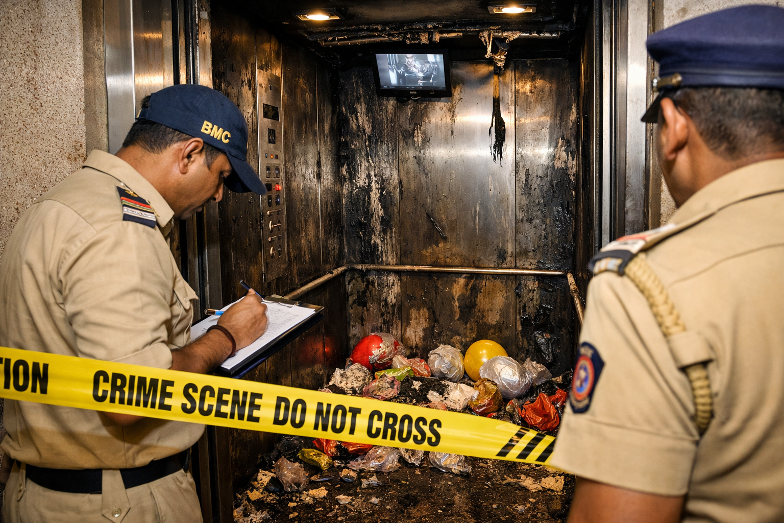 Crime & Safety: Goregaon Lift Incident Mein Gas-Filled Balloons Blast, Do Log Injured chatgpt image feb 10, 2026, 10 40 58 am
